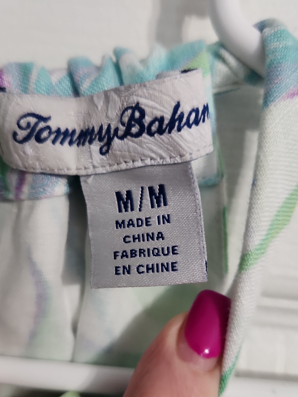 NWOT. Tommy Bahama Leinani Leaves Linen Halter Dress Sz. M Beach Vacation - Picture 7 of 13